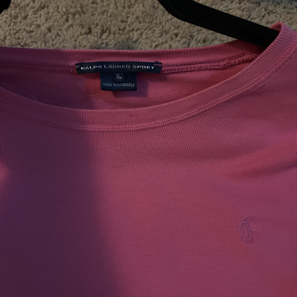 XL Ralph Lauren pink long sleeve